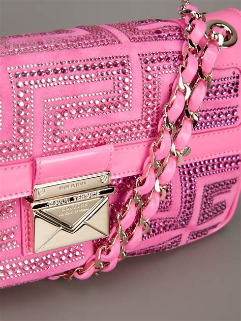 baby pink versace bag|Versace pink purse.